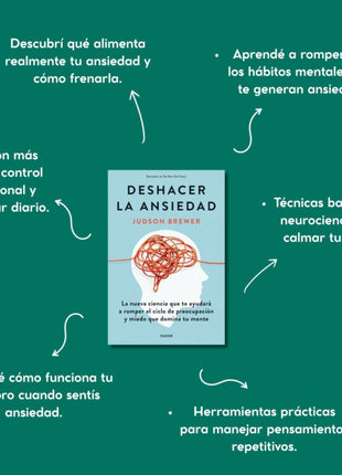 Deshacer la Ansiedad / Unwinding Anxiety – Judson Brewer (Spanish Edition)