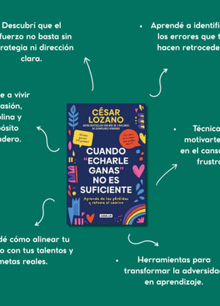 Cuando echarle ganas no es suficiente / When Trying Hard Is Not Enough – César Lozano (Spanish Edition)