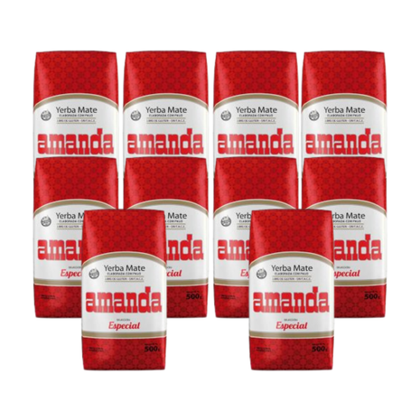 Amanda Seleccion Especial Argentine Yerba Mate 500 g (Pack of 10)