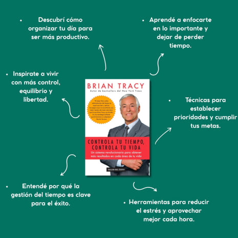 Controla tu tiempo, controla tu vida / Manage Your Time, Manage Your Life – Brian Tracy (Spanish Edition)