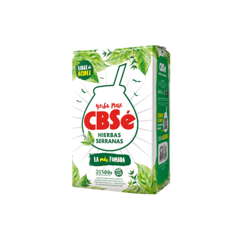CBSe Hierbas Serranas Argentine Yerba Mate, 500 g / 1.1 lb bag