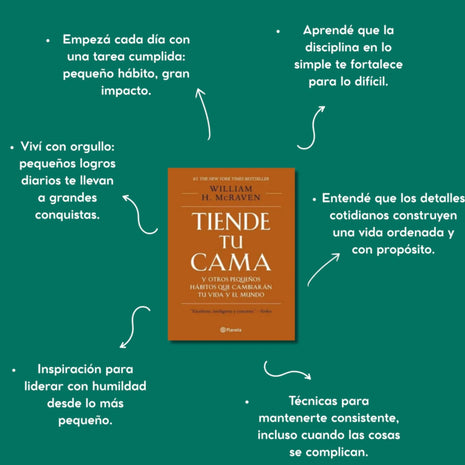 Tiende tu cama / Make Your Bed – William H. McRaven (Spanish Edition)