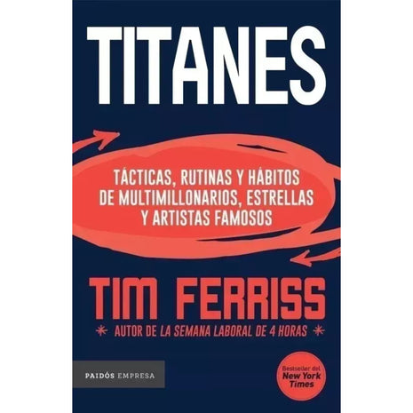 Titanes / Tools of Titans – Timothy Ferriss (Spanish Book) – International Shipping