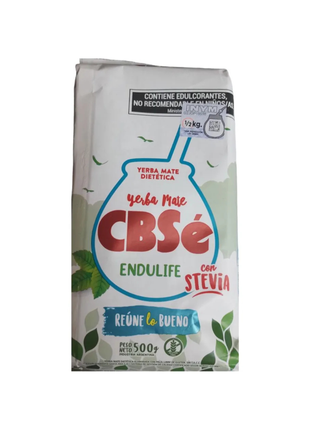 CBSe Endulife Stevia Argentine Yerba Mate, 500 g / 1.1 lb bag