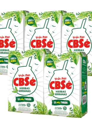 CBSe Hierbas Serranas Argentine Yerba Mate, 500 g (Pack of 5)