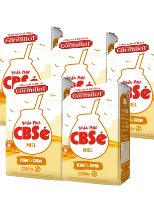 CBSe Con Miel Argentine Yerba Mate, 500 g (Pack of 5)