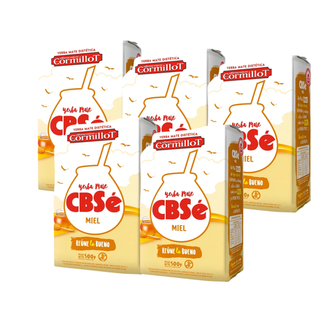 CBSe Con Miel Argentine Yerba Mate, 500 g (Pack of 5)