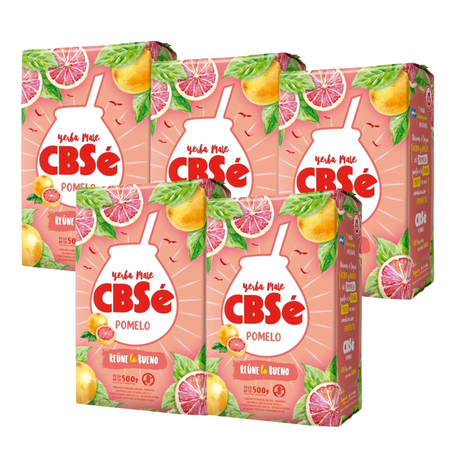 CBSe Pomelo Argentine Yerba Mate, 500 g (Pack of 5)