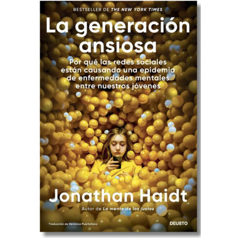 La Generación Ansiosa / The Anxious Generation – Jonathan Haidt (Spanish Book) – International Shipping