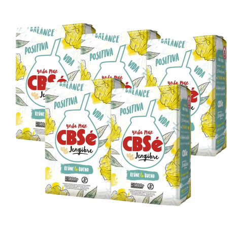 CBSe Jengibre Argentine Yerba Mate, 500 g (Pack of 5)