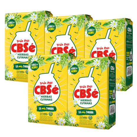 CBSe Hierbas Cuyanas Argentine Yerba Mate, 500 g (Pack of 5)