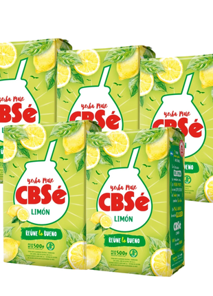 CBSe Limon Argentine Yerba Mate, 500 g (Pack of 5)