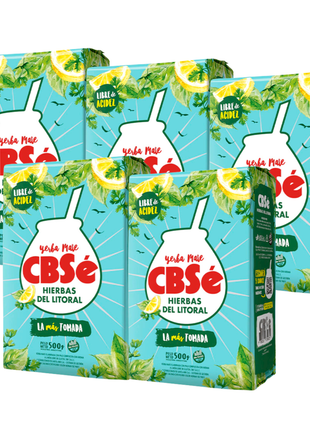 CBSe Hierbas del Litoral Argentine Yerba Mate, 500 g (Pack of 5)