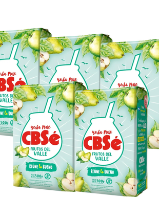 CBSe Frutos del Valle Argentine Yerba Mate, 500 g (Pack of 5)