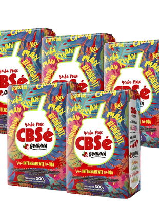 CBSe Guarana Argentine Yerba Mate, 500 g (Pack of 5)