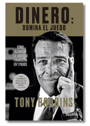 Dinero: Domina el juego / Money: Master the Game – Tony Robbins (Spanish Book) – International Shipping