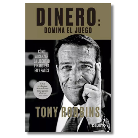 Dinero: Domina el juego / Money: Master the Game – Tony Robbins (Spanish Book) – International Shipping