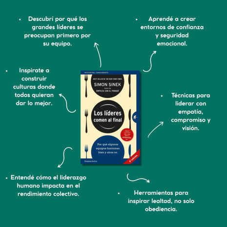 Los líderes comen al final / Leaders Eat Last – Simon Sinek (Spanish Edition)