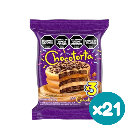 Alfajor Chocotorta 71.5gr (Caja x21 unidades) (1500.5gr)
