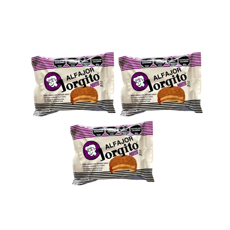 Alfajor Jorgito Mousse 45g (Pack x3 – 135g)