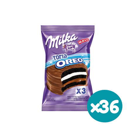 Alfajor Milka Torta Oreo 61g (Caja x36 – 2.1kg)