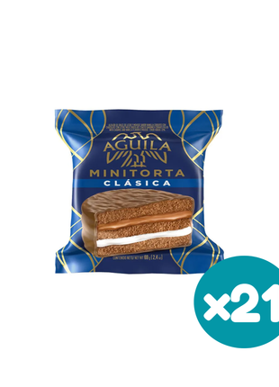 Alfajor Minitorita Águila COCO 73g (Caja x21 – 1533g)