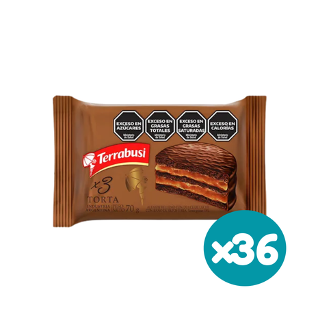 Alfajor Terrabusi Triple Torta 70g (Caja x36 – 2520g)