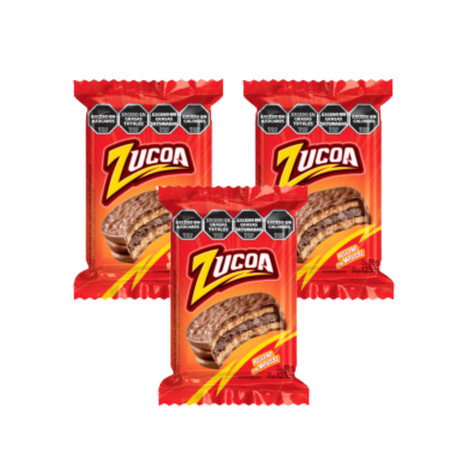 Alfajor ZUCOA Relleno con Mousse x35g (Pack x3u.) (105gr.)