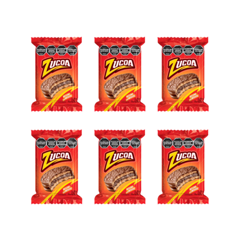 Alfajor ZUCOA Relleno con Mousse x35g (Pack x6 – 210g)