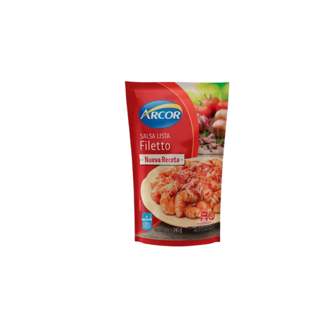 Arcor Salsa Tomate Lista para Usar FILETTO 340g