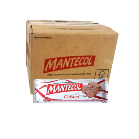 BULTO/CAJA Mantecol Clásico, Pasta de Maní con Cacao (110gr.) (40 un).(4.4kg)