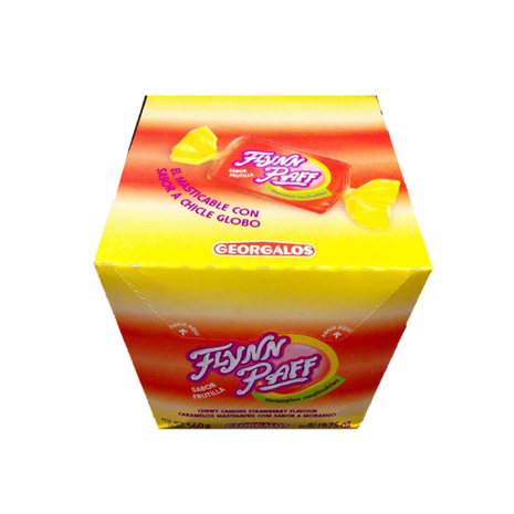 Caramelos Flynn Paff Frutilla-Vainilla (Caja 560gr.)