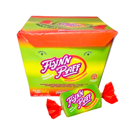 Caramelos Flynn Paff Manzana (Caja 560gr.)