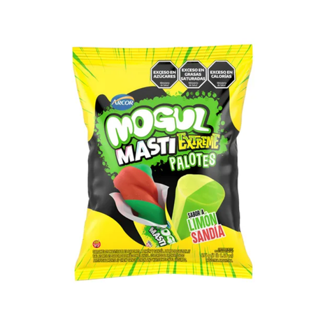Caramelos Masticables MOGUL MASTIPALOTES Limon-Sandia 496gr