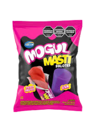 Caramelos Masticables MOGUL MASTIPALOTES Tuttifrutti-Uva 496gr