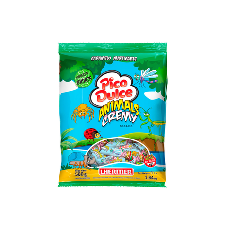 Caramelos Masticables Pico Dulce Animals Cremy 500gr