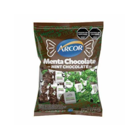 Caramelos Menta Chocolate Arcor 715gr