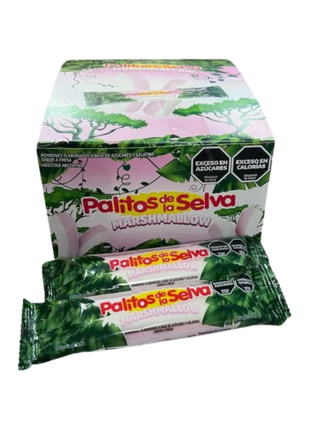 Caramelos PALITOS DE LA SELVA Marshmallow 12g (Caja x24un) (288g)