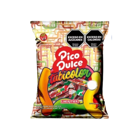 Caramelos PICO DULCE masticables TUBICOLOR (Paquete x143 caramelos) 500gr