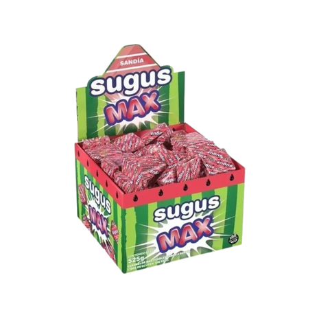 Caramelos Sugus Max Sandía, caja x70un (525gr)