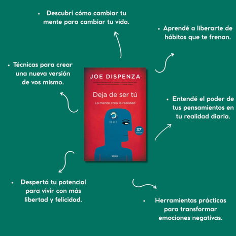 Deja de ser tú / Breaking the Habit of Being Yourself – Joe Dispenza (Spanish Edition)