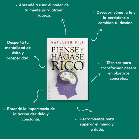 Piense y hágase rico / Think and Grow Rich – Napoleon Hill (Spanish Edition)