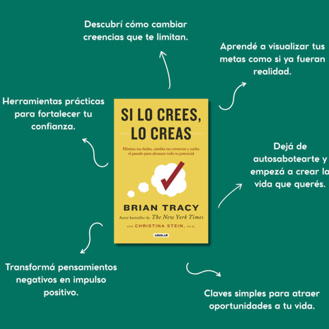 Si lo crees, lo creas / Believe It to Achieve It – Brian Tracy (Spanish Edition)