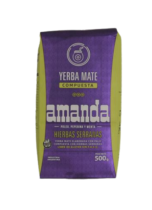 Amanda Hierbas Serranas Argentine Yerba Mate 500 g