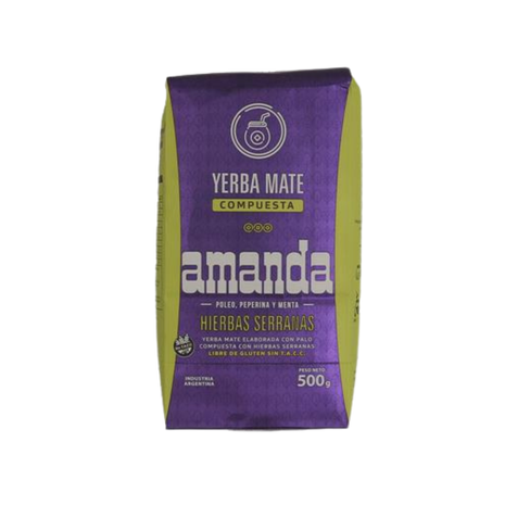 Amanda Hierbas Serranas Argentine Yerba Mate 500 g