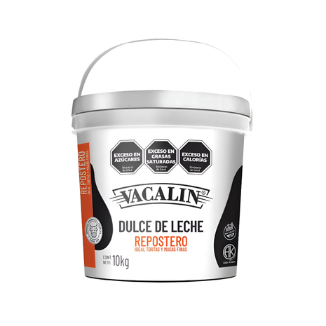Dulce De Leche Vacalin REPOSTERO Envase Plastico X 10kg