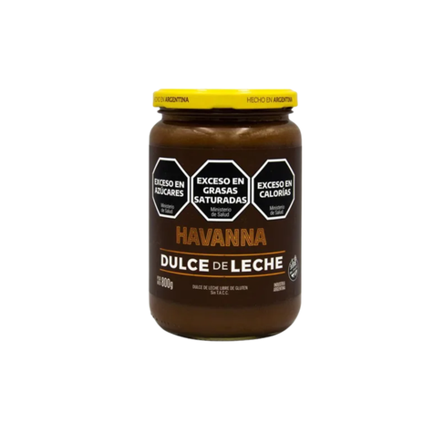 Dulce de Leche Havanna, Envase vidrio tamaño GRANDE (800Gr)