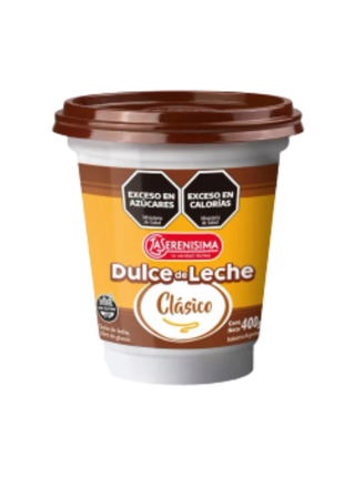 Dulce de Leche La Serenisima Clasico, Apto para Celiacos (400gr)
