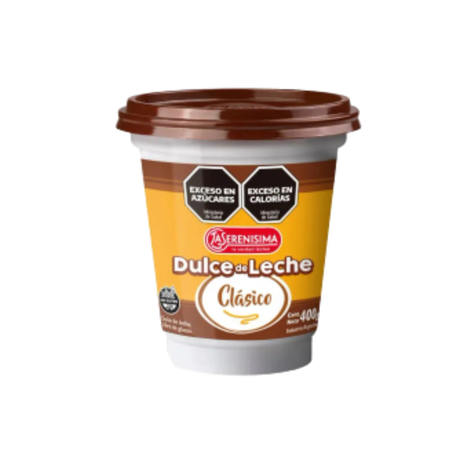 Dulce de Leche La Serenisima Clasico, Apto para Celiacos (400gr)