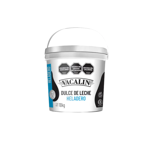 Dulce de leche VACALIN heladero 10kg